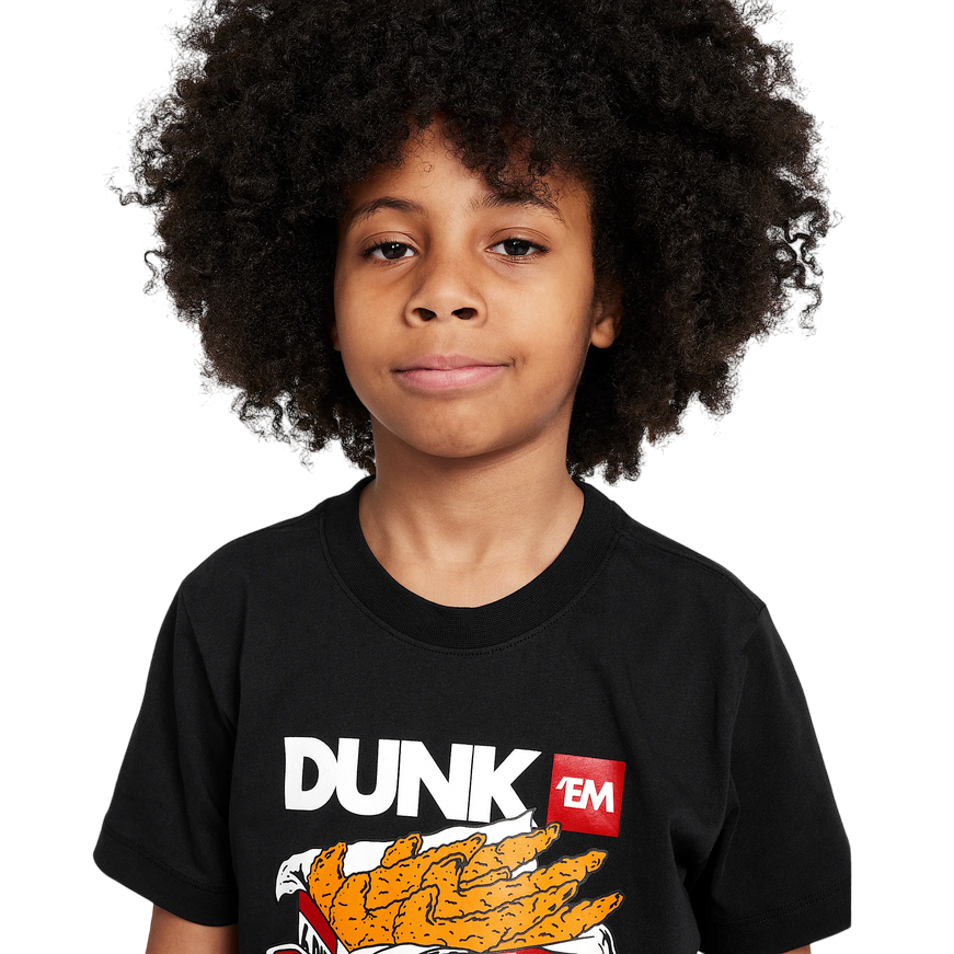 Nike maglietta manica corta junior Dunk HQ3235-010 nero