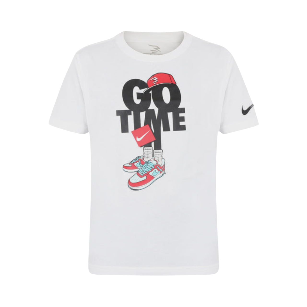 Nike maglietta manica corta junior Go Time Capmando 9Q1104-001 bianco - Streetwear e Sport