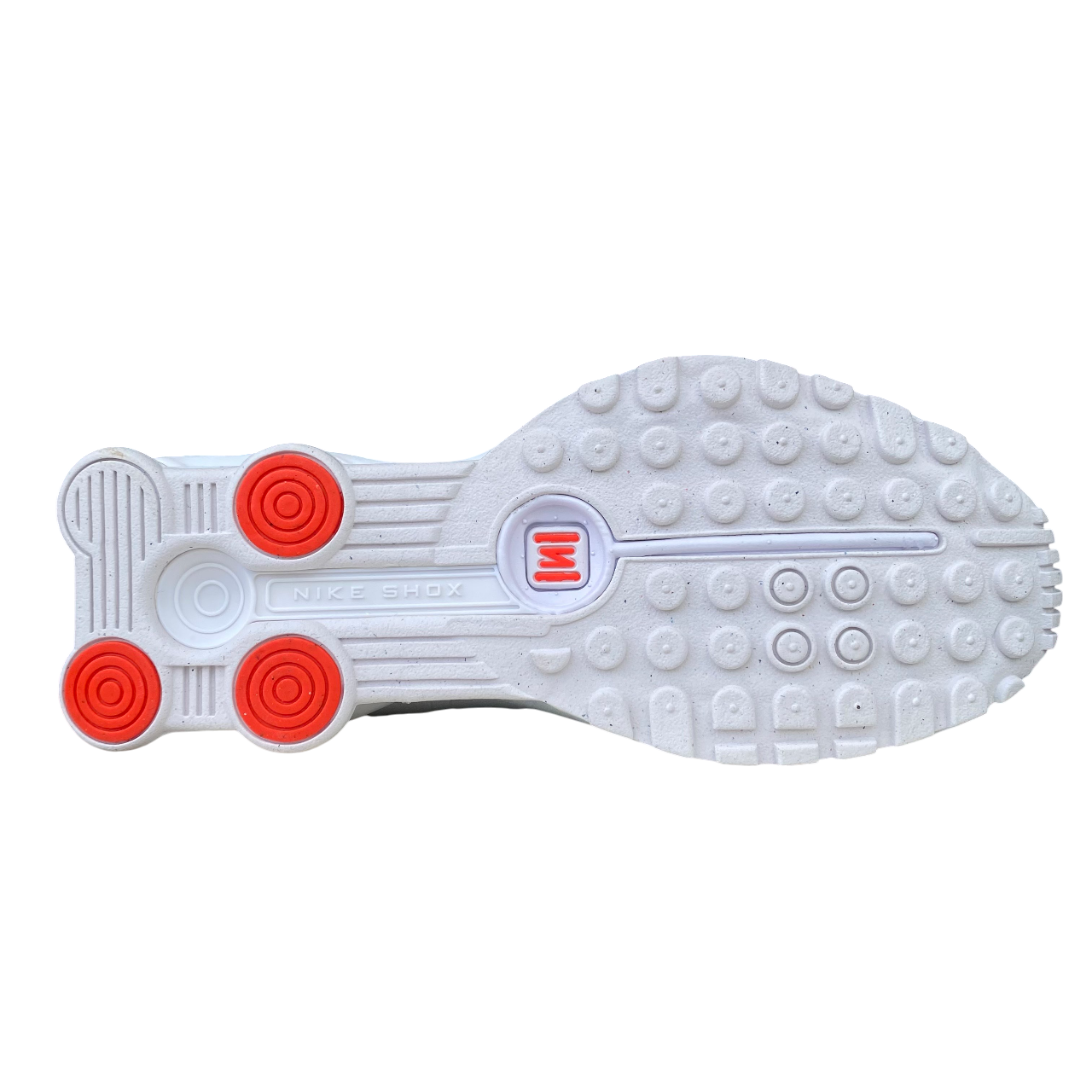 Nike scarpa sneakers da uomo Shox R4 HQ1988-101 bianco-argento5