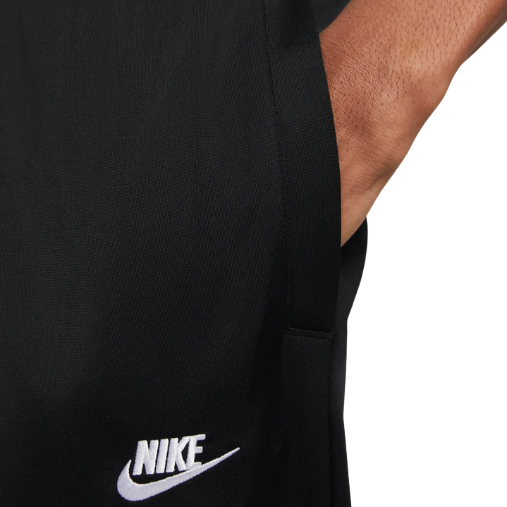 Nike tuta sportiva da  uomo in poliestere Club FB7351-010 nero-bianco 5