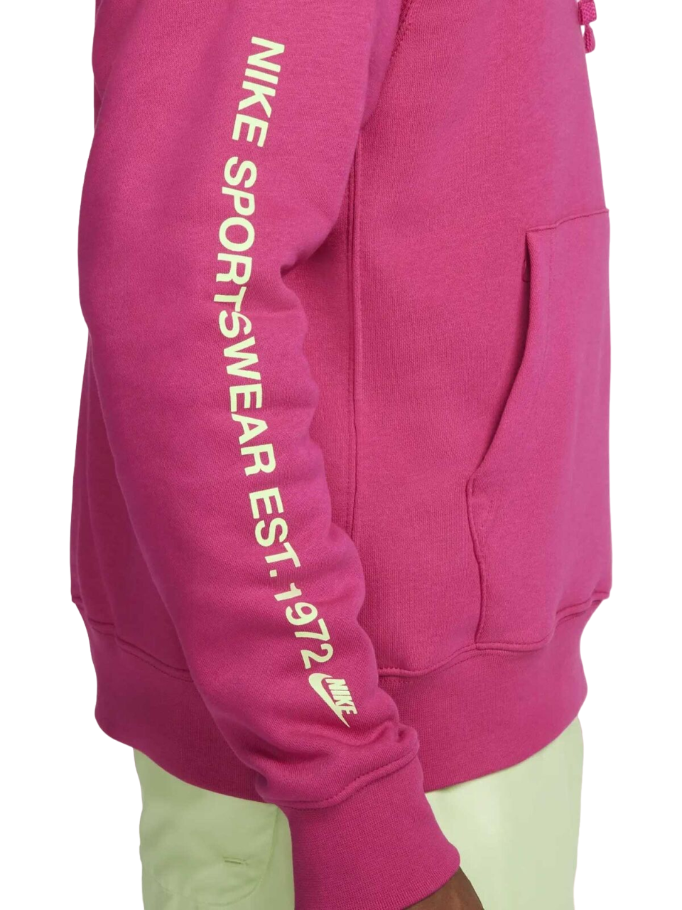 Nike Standard Issue men&#39;s hoodie FD0414-621 fuchsia