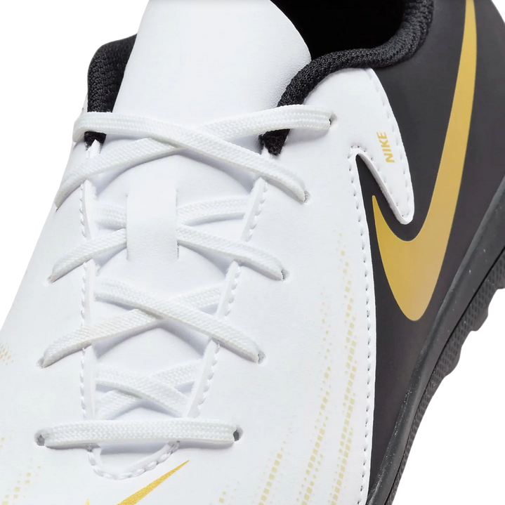 Nike boys&#39; soccer shoe Phanton Gx II Club TF FJ2604-100 white-black-gold