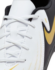 Nike boys' soccer shoe Phanton Gx II Club TF FJ2604-100 white-black-gold