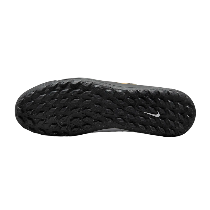 Nike men&#39;s soccer shoe Phantom GX 2 Club TF FJ2587-100 white-black-gold