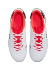 Nike boys football boot Legend 10 Club FG/MG DV4352 100 white-black-crimson