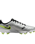 Nike scarpa da calcio da uomo Legend 10 Academy FG/MG DV4337-001 argento-nero