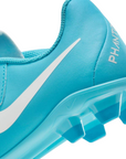 Nike scarpa da calcio junior Phantom GX II Club FG/M FJ2600-400 blue fury-bianco