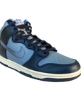 Nike scarpa sneakers alta da uomo Dunk Hi Retro Premium DV7216-001 grigio nero