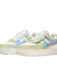 Nike scarpa sneakers da donna Air Force 1 Shadow DR7883-100 sabbia-olio di oliva