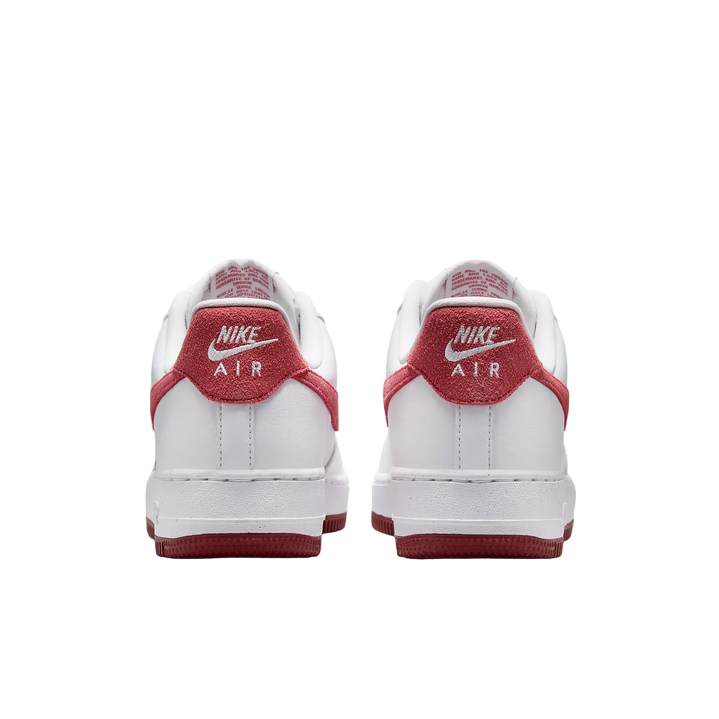 Nike women&#39;s sneakers shoe Air Force 1 &#39;07 FQ7626-100 white-light red