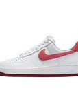 Nike women's sneakers shoe Air Force 1 '07 FQ7626-100 white-light red