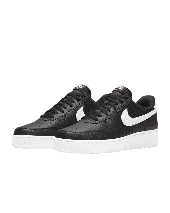 Nike scarpa sneakers da uomo Air Force 1 &#39;07 CT2302-002 nero-bianco