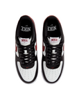 Nike men's sneakers shoe Air Force 1 '07 FZ4615-001 black red white