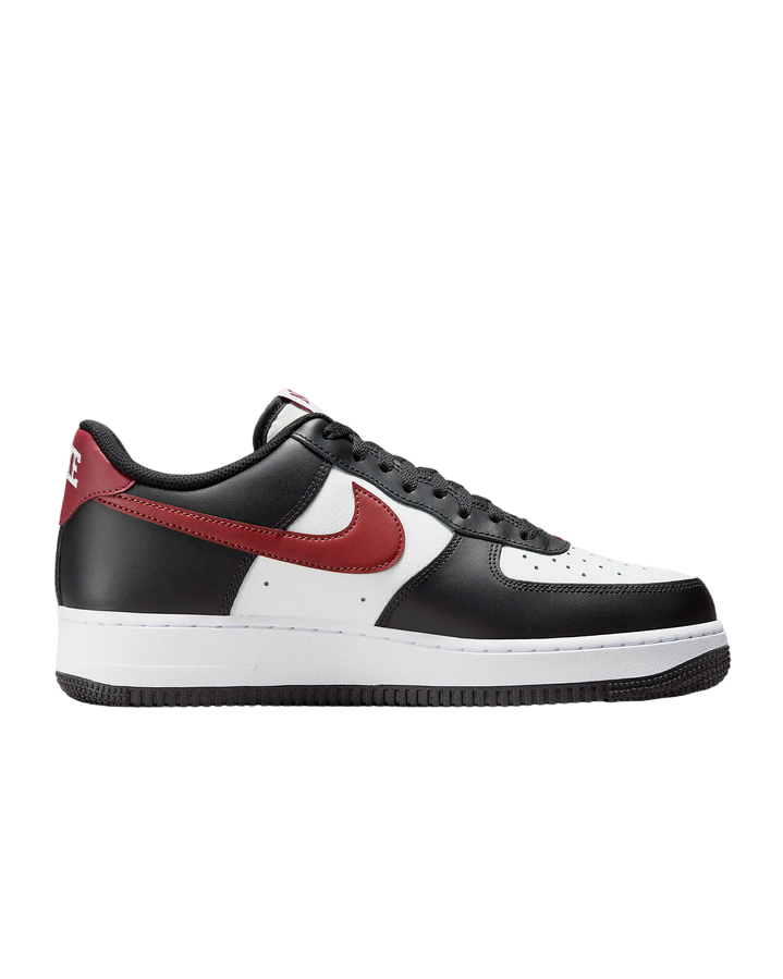 Nike men&#39;s sneakers shoe Air Force 1 &#39;07 FZ4615-001 black red white