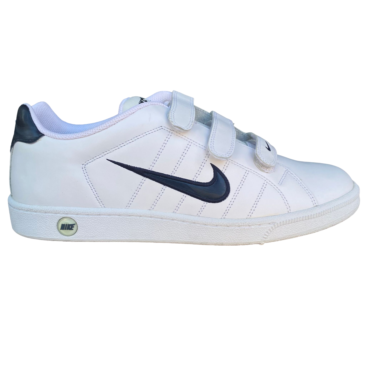 Nike scarpa sneakers da uomo con velcro Court Tradition V 2 315132 141 bianco
