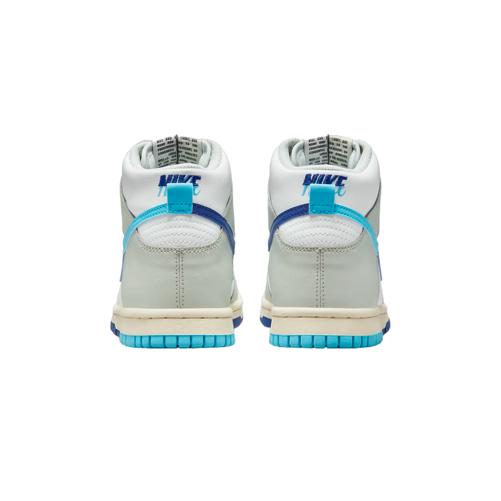 Nike Dunk High SE FN7995 100 boy&#39;s sneakers shoe white-blue-silver