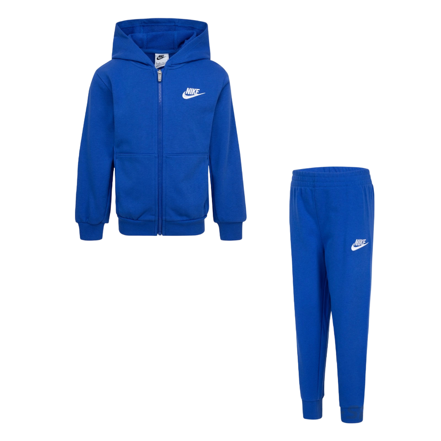 Nike tuta sportiva con cappuccio da bambino 86M485-U89 azzurro