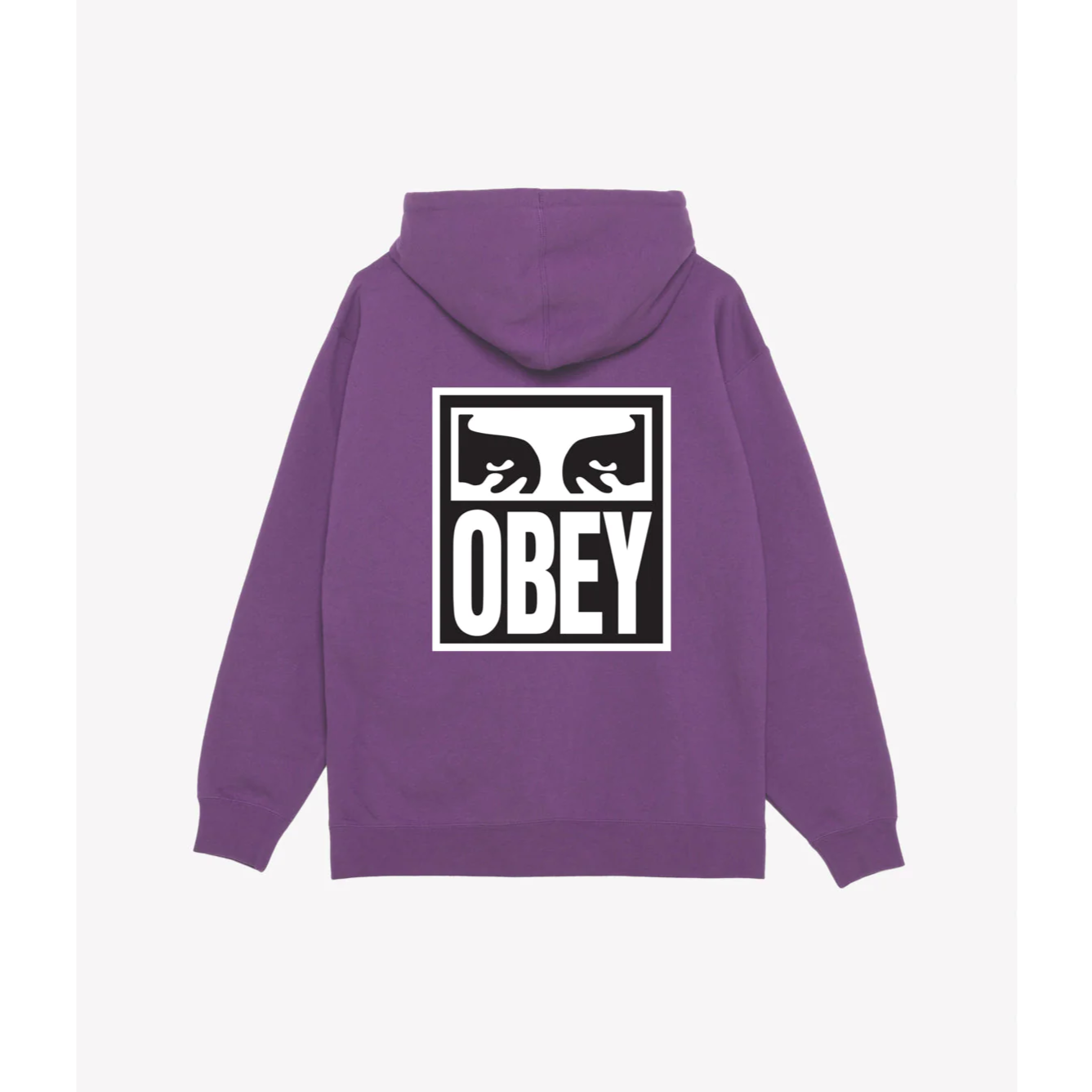 Obey adult full zip hoodie 117482142 blackberry