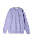 Obey men's crewneck sweatshirt The Future Starts Today Premium 112863577 lavender