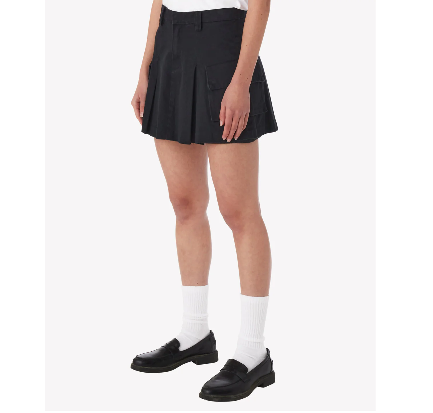 Obey gonna corta da donna cargo Andrea 411550114 nero laterale