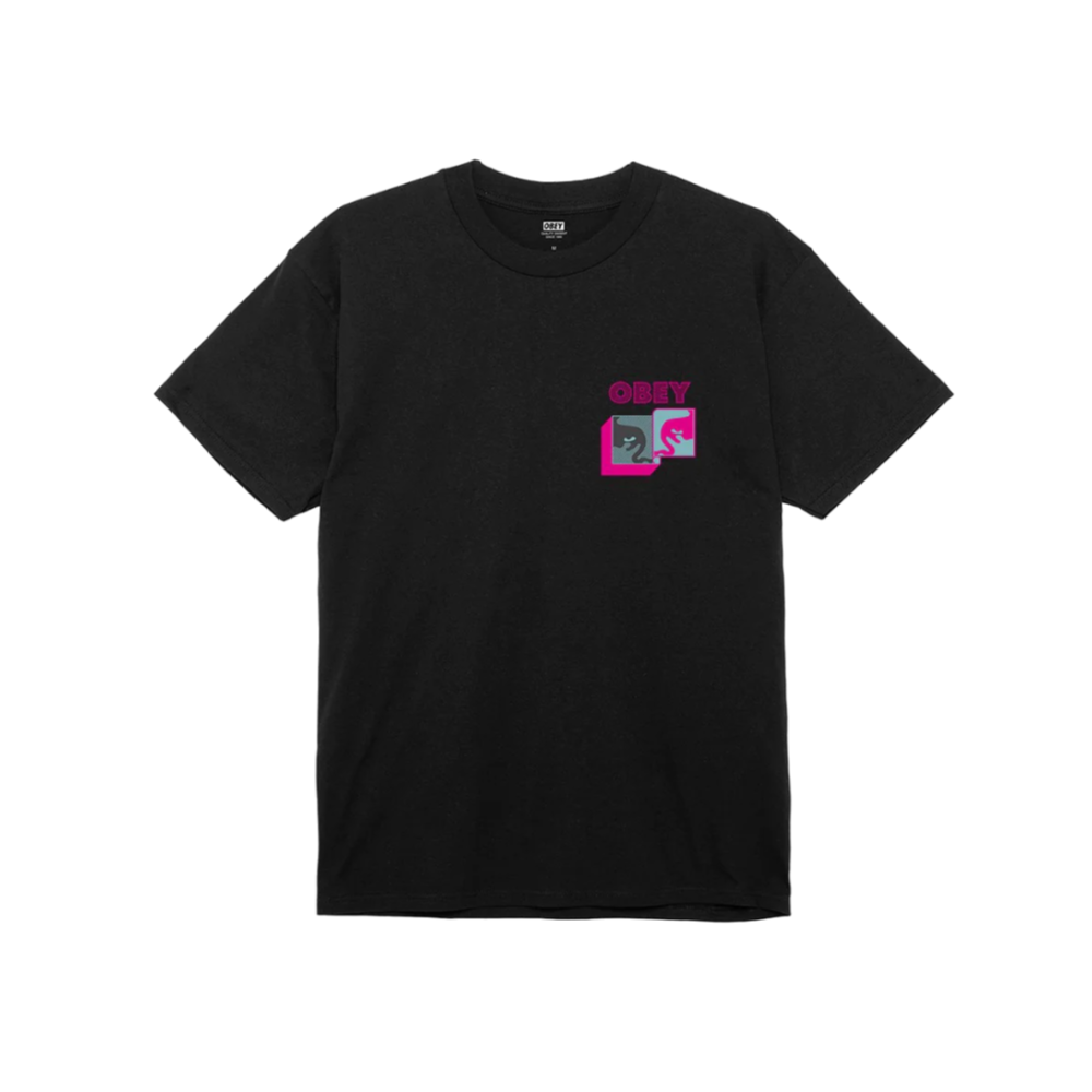 Obey maglietta manica corta da uomo Post Modern 165263781 nero 1