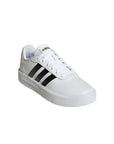 Adidas women's sneakers with wedge Court Platform HQ4532 white black