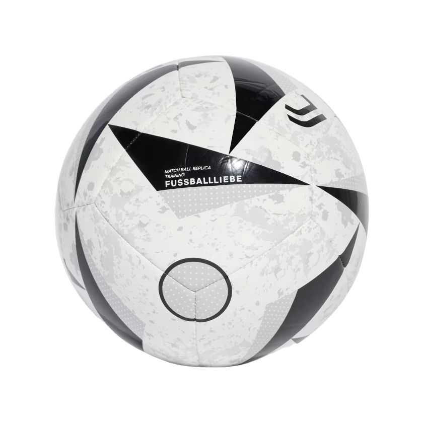 Adidas pallone Home Club Juventus IX4025 bianco-nero, pallone ufficiale con struttura cucita a macchina, camera d'aria in gomma butilica e design ispirato alla divisa Home della Juventus