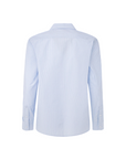 Pepe Jeans Lyra striped women's shirt PL304703 563 light blue with white stripes