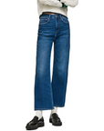 Pepe Jeans Pantalone jeans da donna a vita alta largo Lexa Sky Wide Fit High PL204162CQ58 000 denim