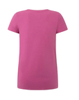 Pepe Jeans women's short sleeve t-shirt with Korina printed logo PL505834 363 pink