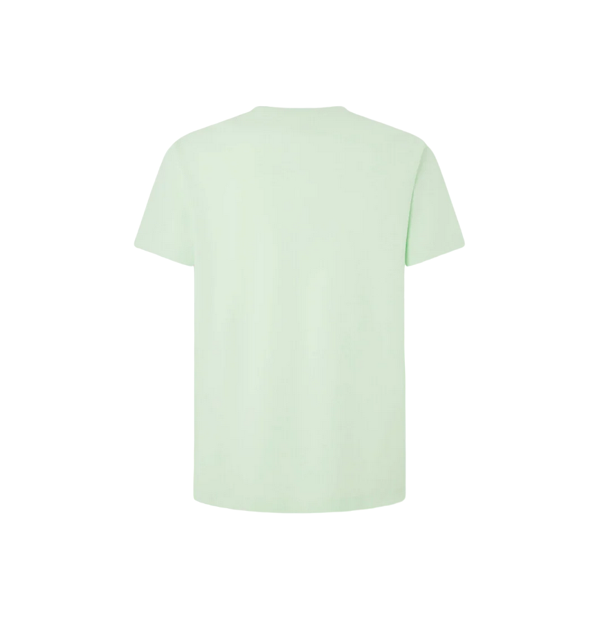 Pepe Jeans men&#39;s short sleeve t-shirt with embroidered logo Connor PM509206 612 light green