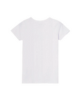 Pepe Jeans women's short sleeve slim t-shirt with printed logo New Virginia PL505202 800 white