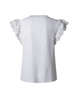Pepe Jeans maglietta manica corta da donna Vic PL506067 800 bianco1
