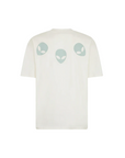 Phobia maglietta manica corta da adulto Triple Alien PH00635 bianco
