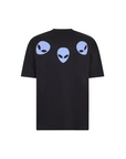 Phobia maglietta manica corta da adulto Triple Alien PH00638 nero