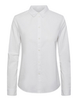 Pieces Camicia manica lunga da donna Irena Oxford 17087952 bianco