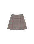 Please Girl's pleated miniskirt with checked pattern GB12123G55 3998 single color variant