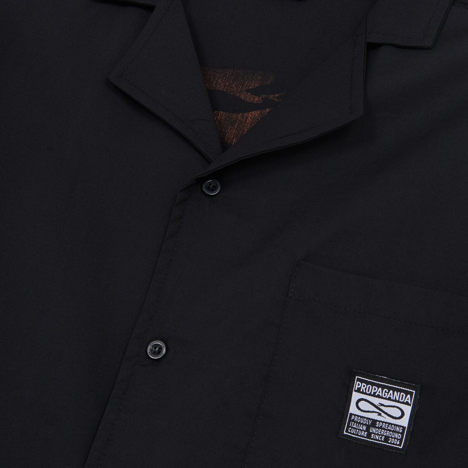Propaganda men&#39;s short sleeve shirt 947-01 black