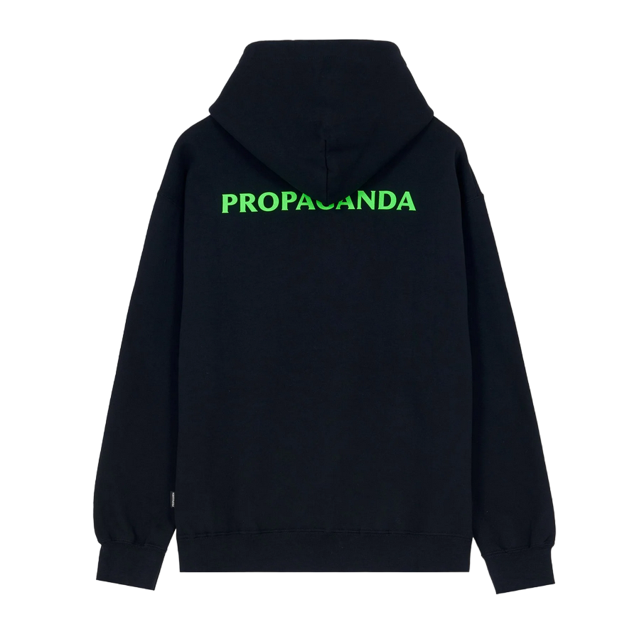 Propaganda adult hoodie Logo Fire 301-01 black