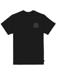 Propaganda short sleeve t-shirt with Deadboyz print 783-01 black
