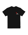 Propaganda short sleeve t-shirt with Ribs Scub print 976-01 black