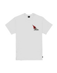 Propaganda short sleeve t-shirt with Ribs Scub print 977-02 white