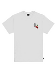 Propaganda men's short sleeve t-shirt with Cherry print 701-02 white
