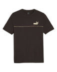 Puma Maglietta manica corta da uomo Ess+ Minimal Gold 680012 01 nero