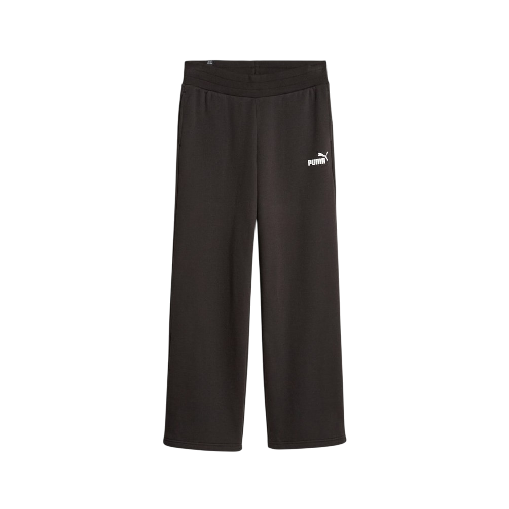 Puma Pantalone sportivo largo da donna ESS Straight Leg 676093-01 nero