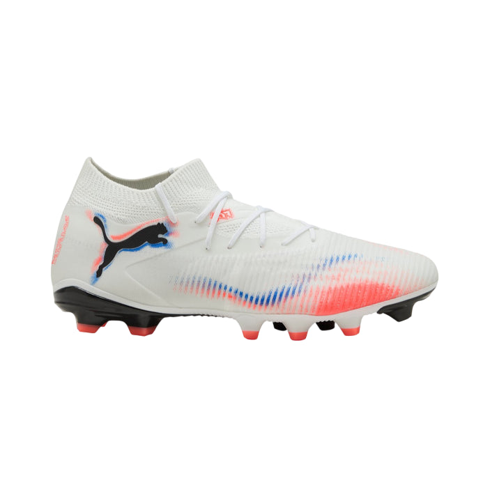 Puma Future 8 Match FG/AG Scarpe da Calcio Unisex 108593-01 Bianco - Profilo Laterale
