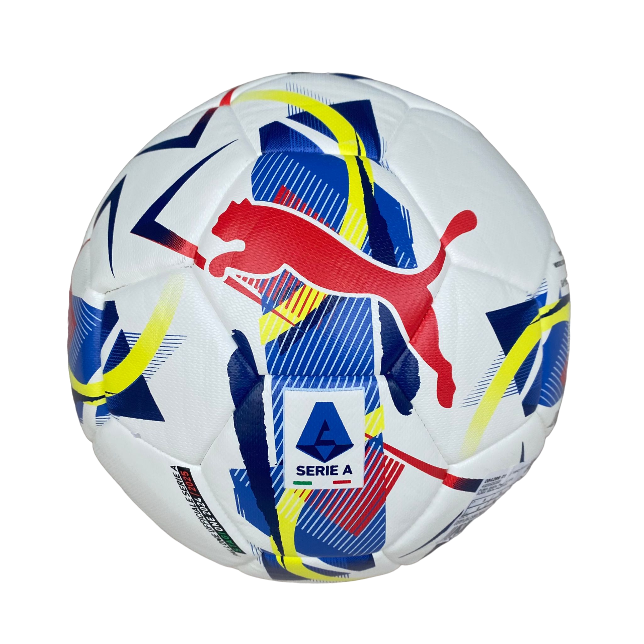 Pallone da calcio Puma Serie A Orbita 084299-01 misura 5 bianco con logo ufficiale Serie A