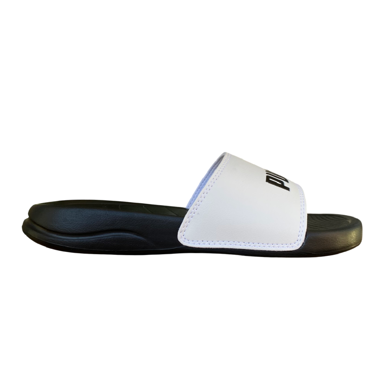 Puma ciabatta da bambino da mare piscina Popcat 20 PS 372313-02 bianco-nero