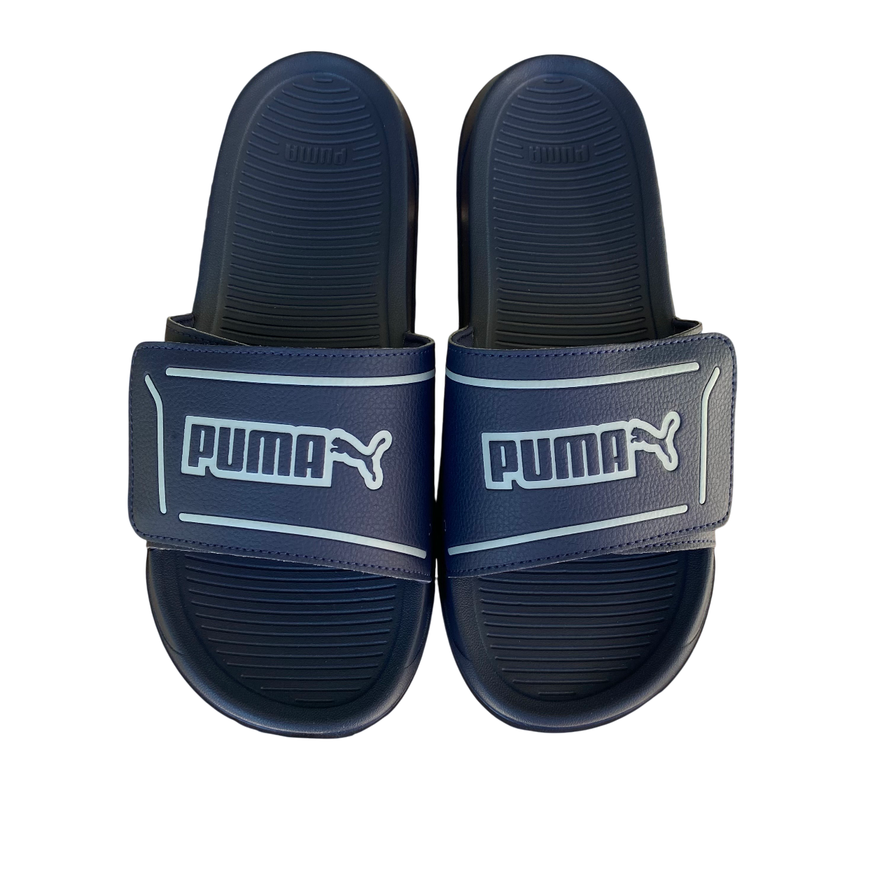 Puma ciabatta da uomo con velcro Royalcat Comfort 2 400338-04 blu-grigio