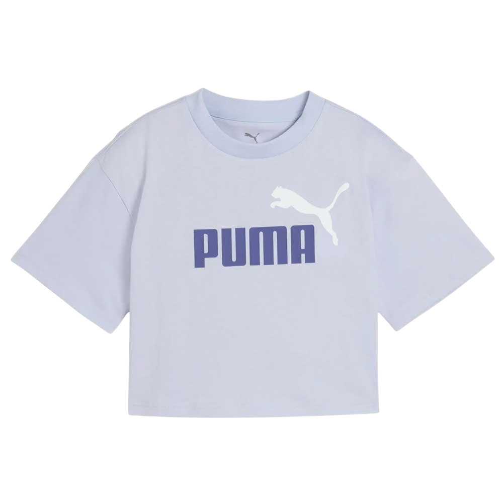Puma maglietta manica corta da ragazza Crop Essential 686071-47 glicine